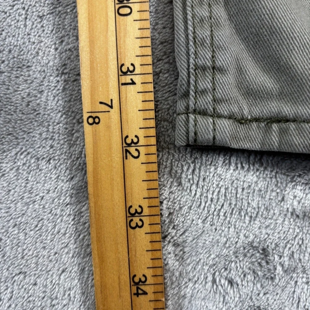 Levis 511 Slim‎ Fit Pants Mens 32x34 Olive Green Khaki Twill 19111-0129
